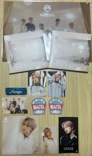MAZZEL NAOYA 묶음 판매 마제베야 포토 카드, 스티커