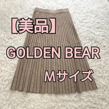 [ 새상품급 ] GOLDEN BEAR 플리츠 롱 스커트 M 사이즈