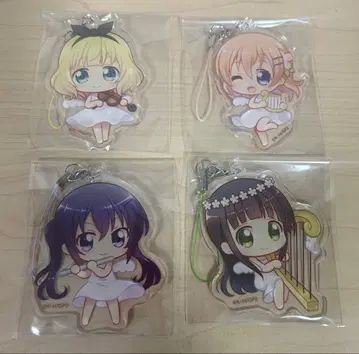 주문은 토끼입니까? 키링 세트.