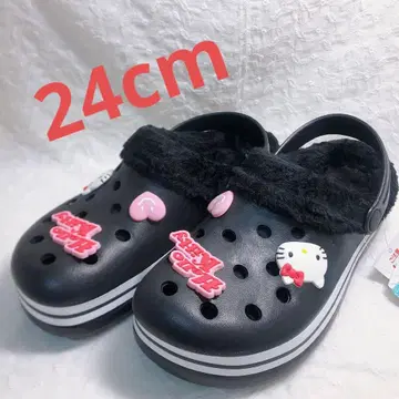 익명 미사용 새상품 산리오 헬로키티 퍼 샌들 24cm