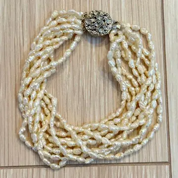 [ silver ] 담수 진주 팔찌