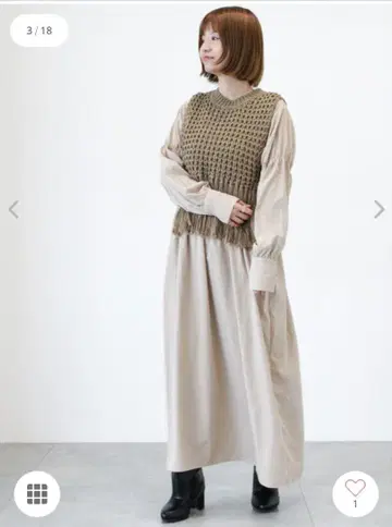 Lugnoncure 셔링 원피스