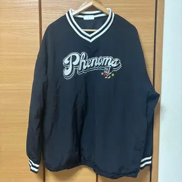 블랙 나일론 자켓 스포티