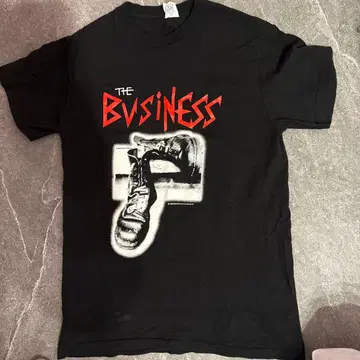 THE BUSINESS 부츠 디자인 T셔츠 S사이즈