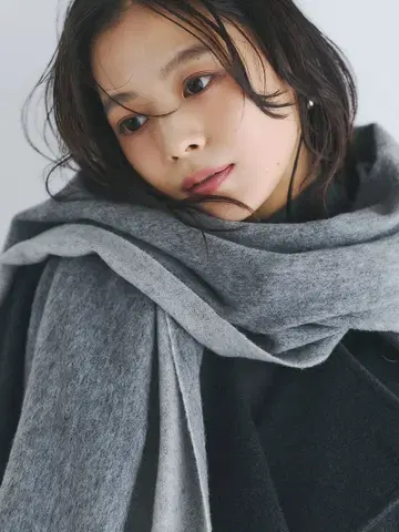 더블 페이스 울 스톨 anuans