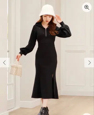 LIP SERVICE 후드티 머메이드 원피스