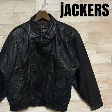 80s JACKER'S 가죽 자켓 빈티지 L