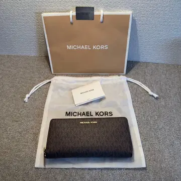 MICHAEL KORS 브라운 장지갑