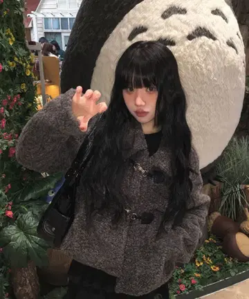 anyonemore 숏 더플 코트