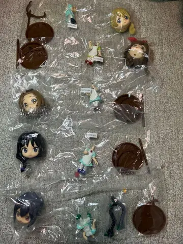 케이온 큥캐릭터 원더랜드 Ver. 5종 세트