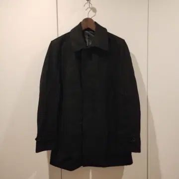 MICHEL KLEIN 블랙 스텐카라 코트