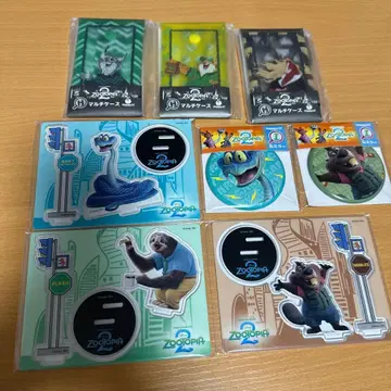 주토피아2 해피 복권 8종 세트 G상 H상 I상