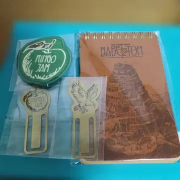 링고잼 링 노트 와펜 북마크 세트