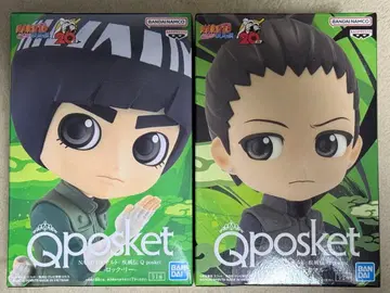 나루토 Qposket 피규어 세트 나라 시카마루 & 락 리