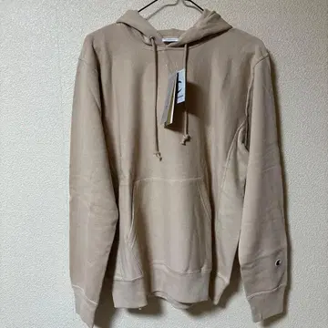 Champion Reverse Weave 후드티 L 베이지