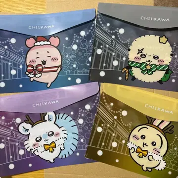 치이카와 세븐일레븐 플랫 케이스 4장 세트