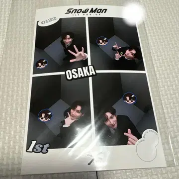 SnowMan 팝업 즉석 사진 와타나베 쇼타 익명 배송