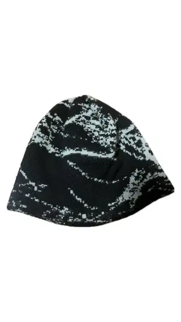 카모 패턴 니트 모자