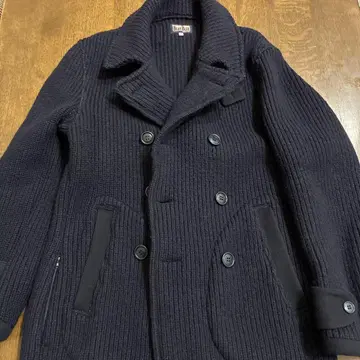 BLUE BLUE 리브 네이비 코트 사이즈 2