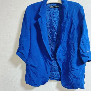 ZARA 테일러드 자켓 XL 블루