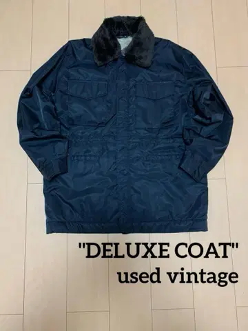 디럭스 카스트로 코트 퍼 재킷 블랙