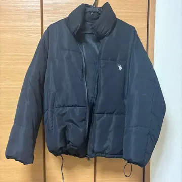 U.S. POLO ASSN. 블랙 다운 자켓 M