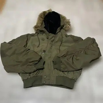 새상품급 BROWNY STANDARD 후드 부착 MA-1 자켓 y2k