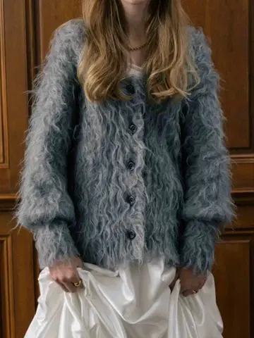 THE TOE Pigalle Shaggy Cardigan