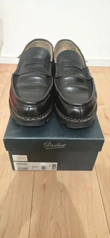 Paraboot 블랙 란스 로퍼 REIMS