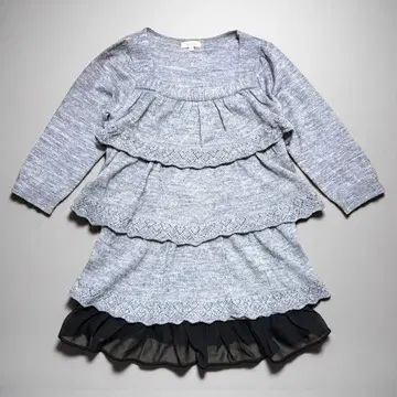 해시 애쉬 그레이 레이어드 튜닉 사이즈 2