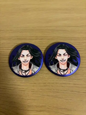 도쿄 리벤저스 매트 메탈릭 캔뱃지 바지 케이스케