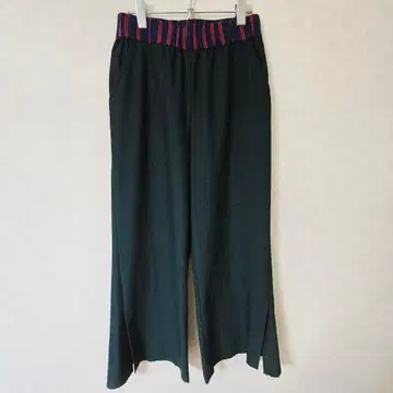 LUCA/LADY LUCK LUCA 와이드 팬츠 다크 그린