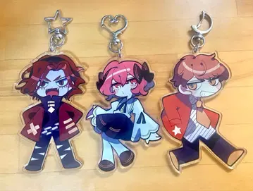 아라나루메이의 오토시다마 아크릴 키링 세트