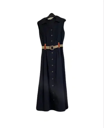 REDYAZEL 네이비 슬리브리스 원피스