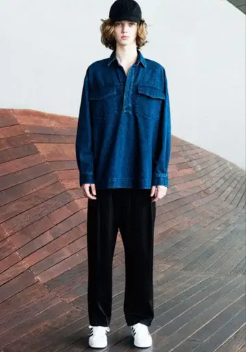 CULLNI 데님 풀오버 셔츠