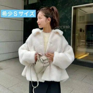 HYEON ted cape / white 레어 S 사이즈