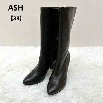 ASH 아쉬 가죽 롱 부츠 브라운 38