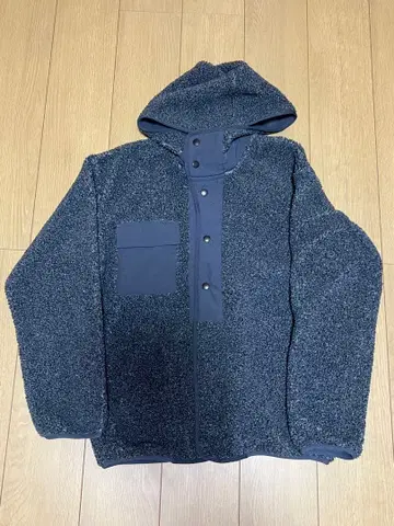 GU engineered garments 보아 플리스 그레이