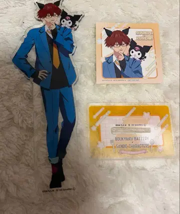 망각 배터리 치하야 슌페이 콜라보 카페 산리오 콜라보 아크릴 스탠드 특전