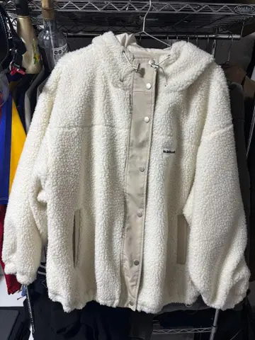 Java 보아 자켓 아우터 화이트 L 사이즈