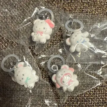 산리오 메지루시 액세서리 포근포근 스노우 가챠가챠