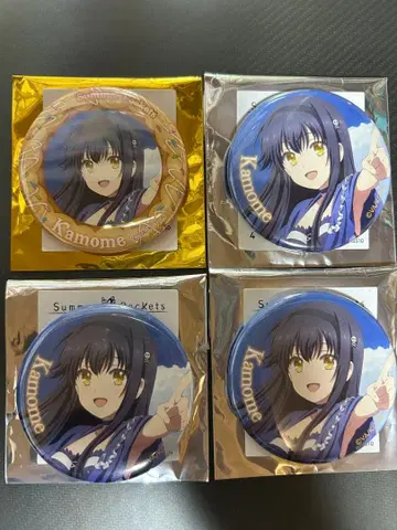 히사지마 카모메 캔뱃지 4개 Summer Pockets 사마포케