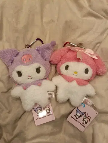 마이멜로디 쿠로미 리본 가마구치 파우치 전 2종 컴프 세트