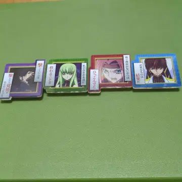 코드기어스 아크릴 클립 4종 세트