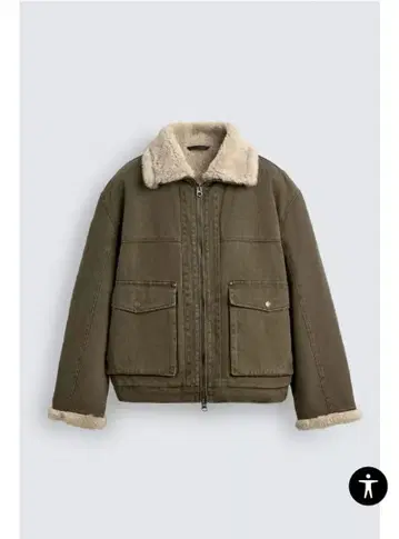 ZARA 더블 페이스 퀼팅 자켓 XL