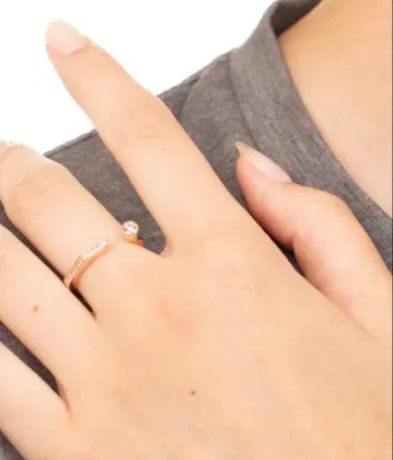 새상품급 HIROTAKA MANHATTAN 다이아몬드 반지