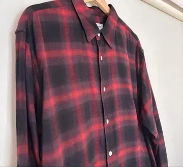 유니버설 프로덕트 옴브레 체크 셔츠