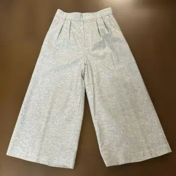 언타이틀 그레이 와이드 팬츠 일본제