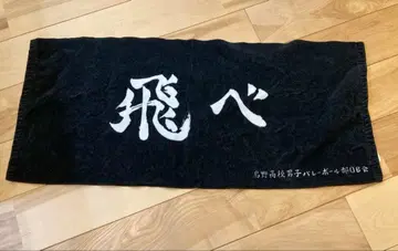 하이큐 10주년 기념전 가로막 타월 카라스노 날아올라