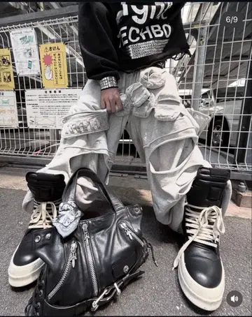 cozy.worldwidee 스웨트 팬츠 오버 사이즈